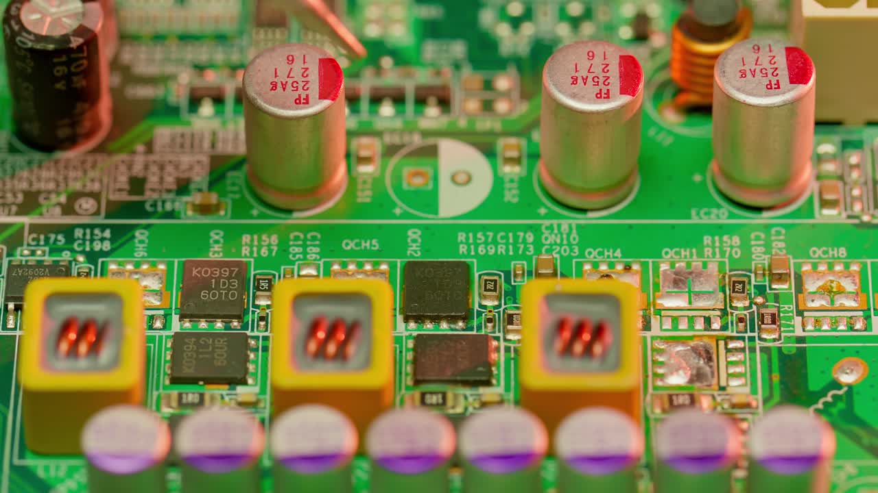 Picture of Motherboard Repair in Action - Free Stock Video