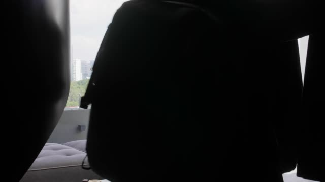 Relieved Couple on Arrival.