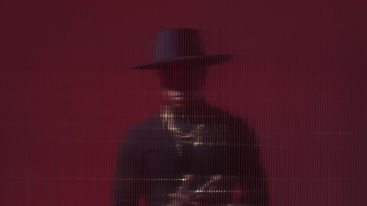 Black Male Model Turn and Smile.