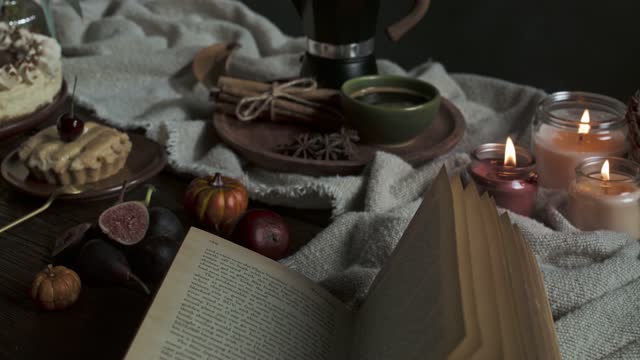 Pan of Cozy Autumn Essentials.