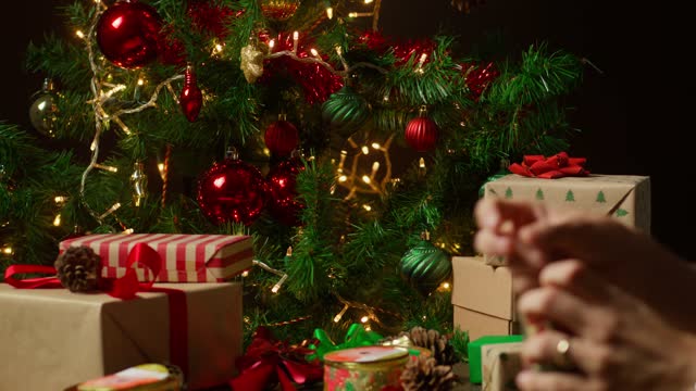 Christmas Gift and Neatly Wrapped Presents.