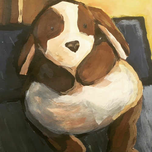 Cuddly soft toy animal