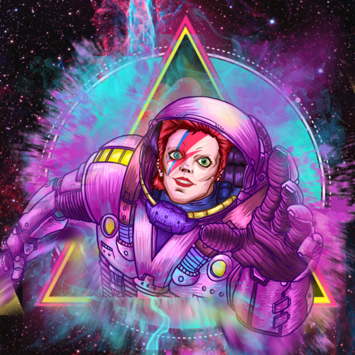 Space Oddity-style spacesuit