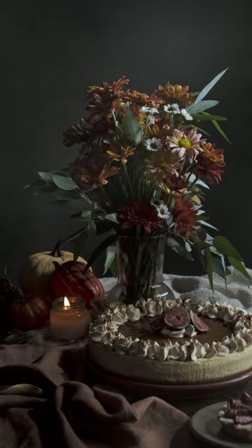 Table Setting with Seasonal Decor.
