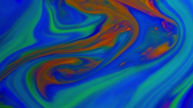 Colorful Paint Swirl.