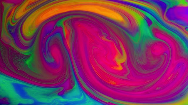 Psychedelic Liquid Marble Background.