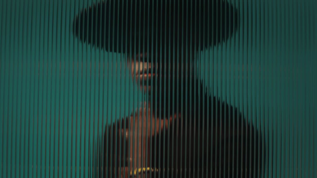 Cowboy Look in Emerald Background.