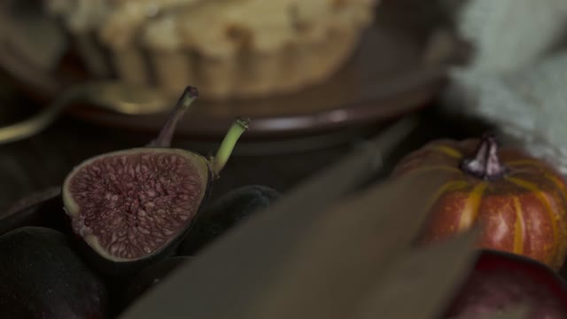 Tilt Shot of Autumn Desserts.