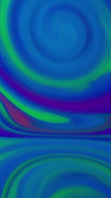 Abstract Neon Liquid Loop.