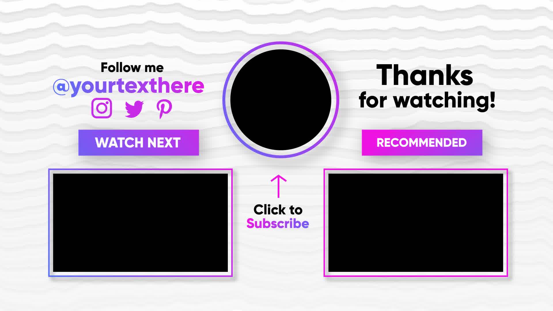 Free Premiere Pro End Screen Template Downloads | Mixkit