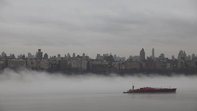 Ocean fog rolling in.