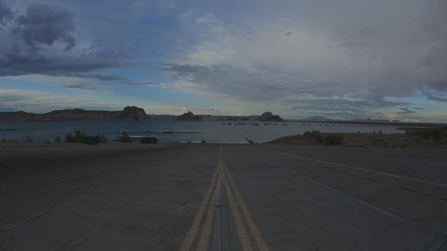 Boat ramp in the morning.