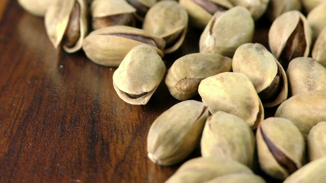 Pistachios in detail - Free Stock Video