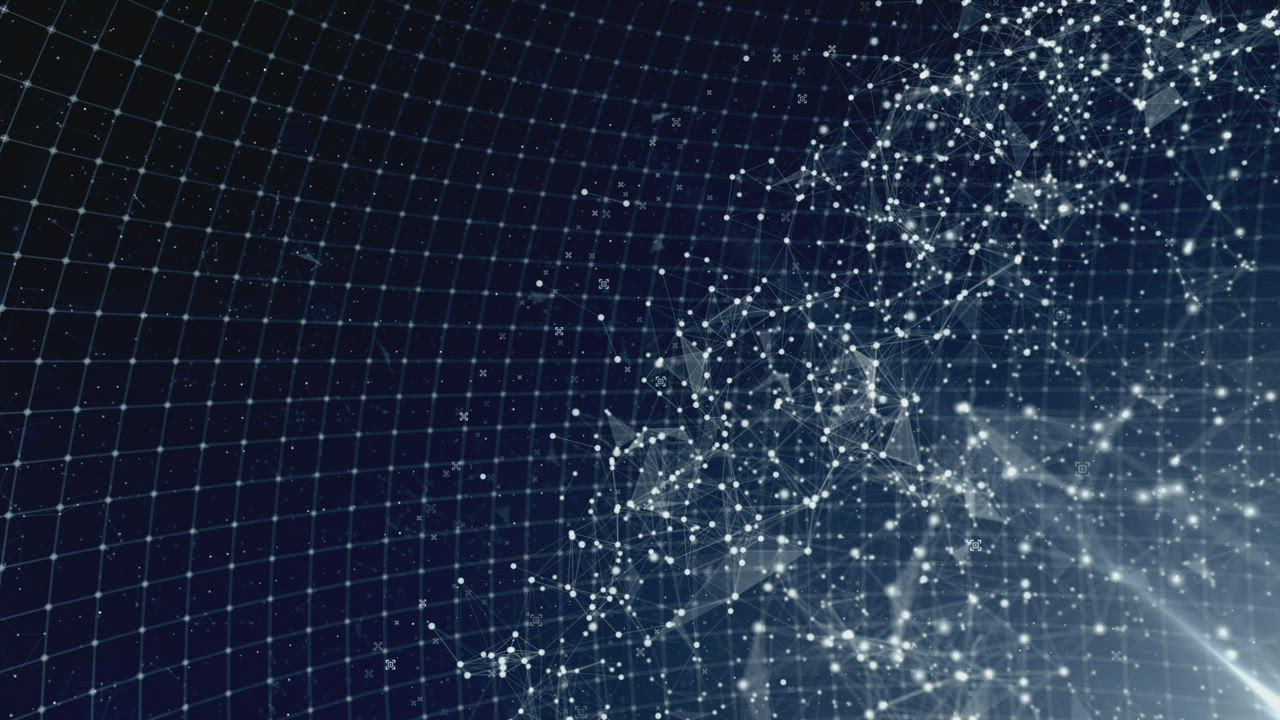 Digital network concept in sphere shape, 3D animation - Free Stock Video