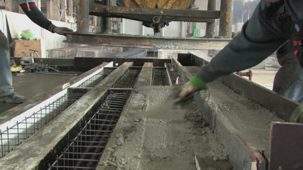 Trainees learning construction and building skills on site