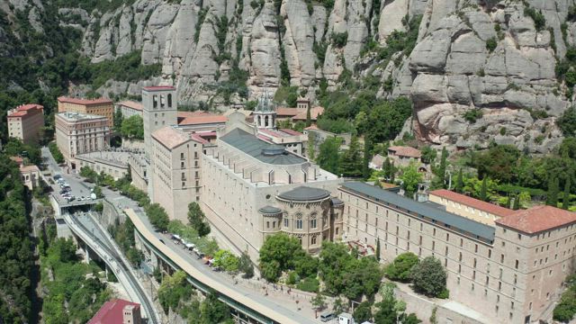 Abbey in the mountain.
