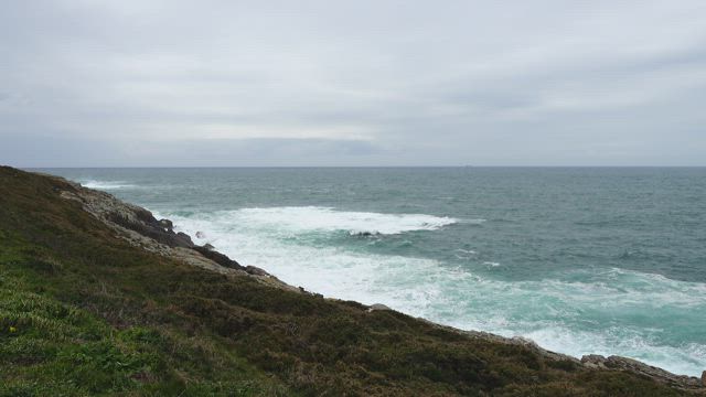 Looking across the Atlantic.