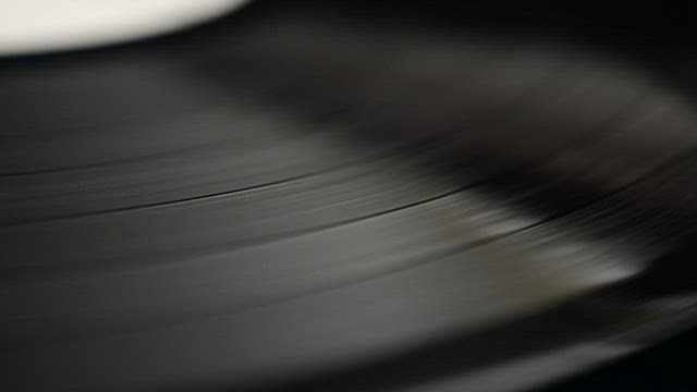 Record spinning around.