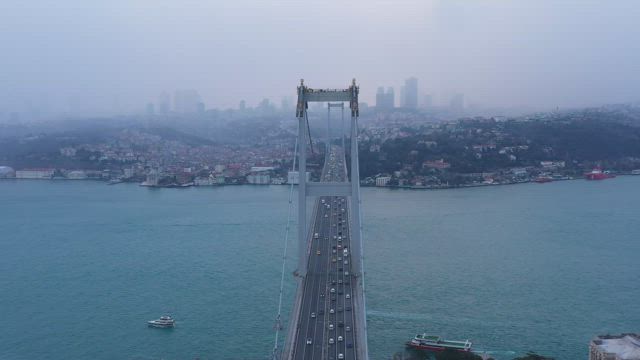 Bridge over the ocean.