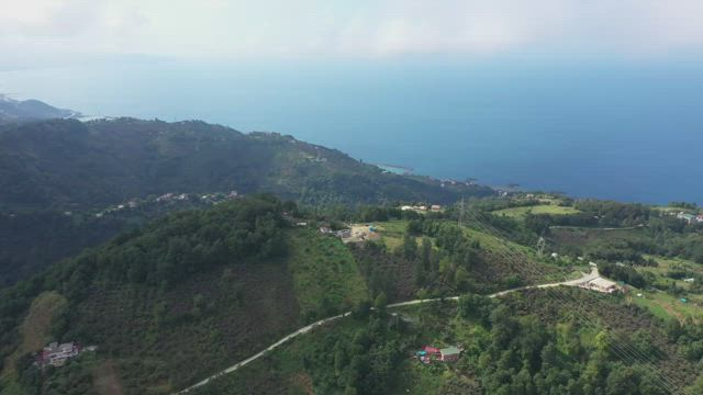 Village on a mountain.