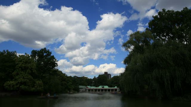 Clouds above Central Park.