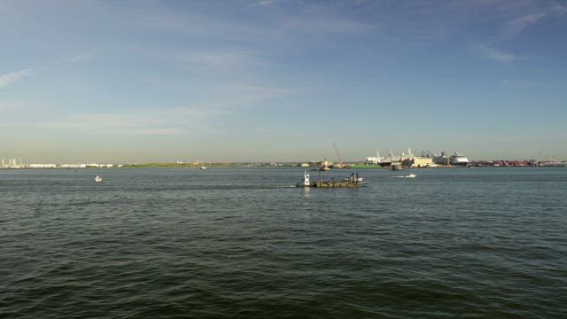 Across the ocean to New York.
