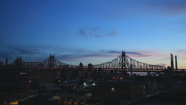 Bridge along New York.