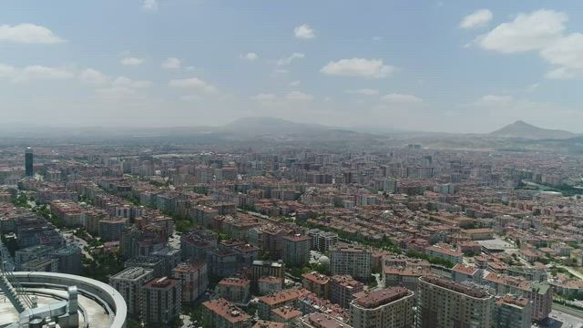 Tip of a skyscraper.