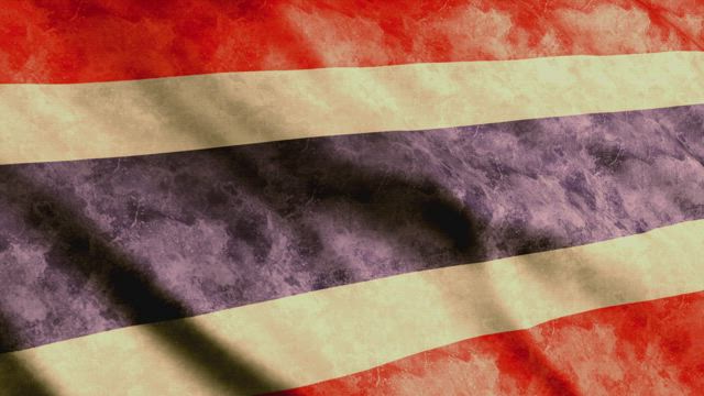 Thailand Flag, 3D .