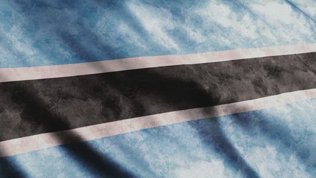 Flag of the African country Botswana.