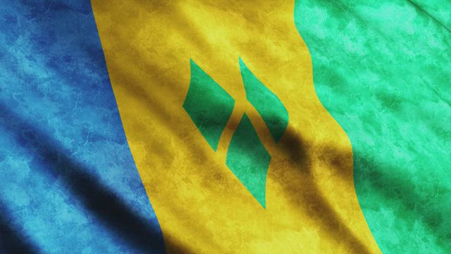 Saint Vicent And The Grenadines flag.