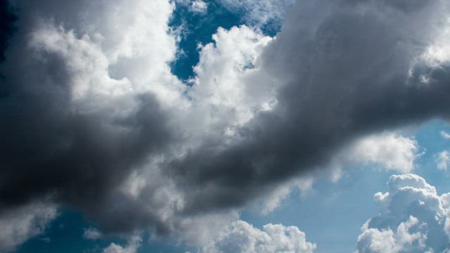 Cloud formations moving quickly.