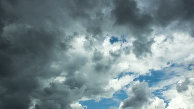 Thunderstorm clouds forming quickly.