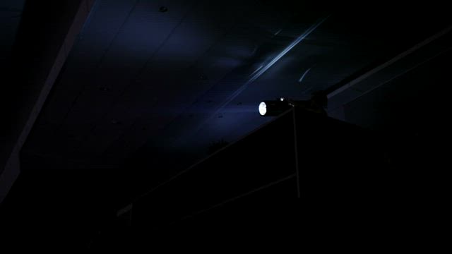 Light worker in a theater.