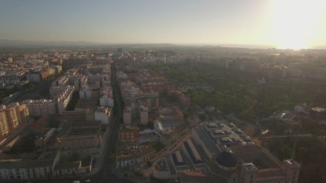 Valencia just before sunset.