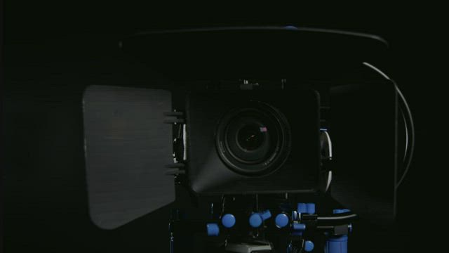 Cinema camera setup.