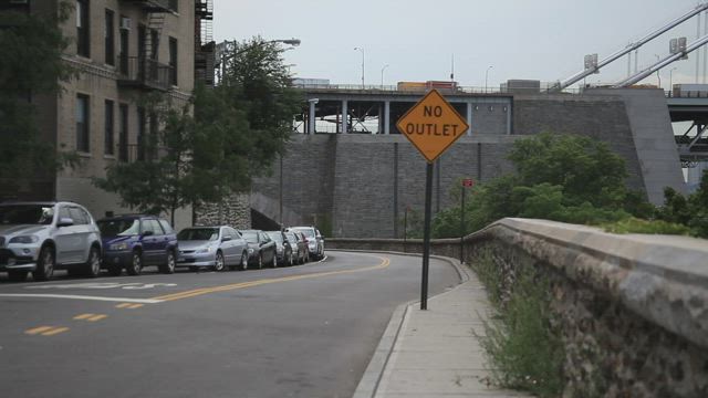 Street sign by the Washington Bridge.