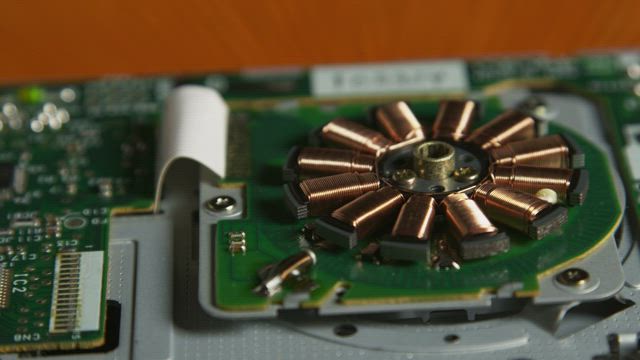 Closeup of a circuit.
