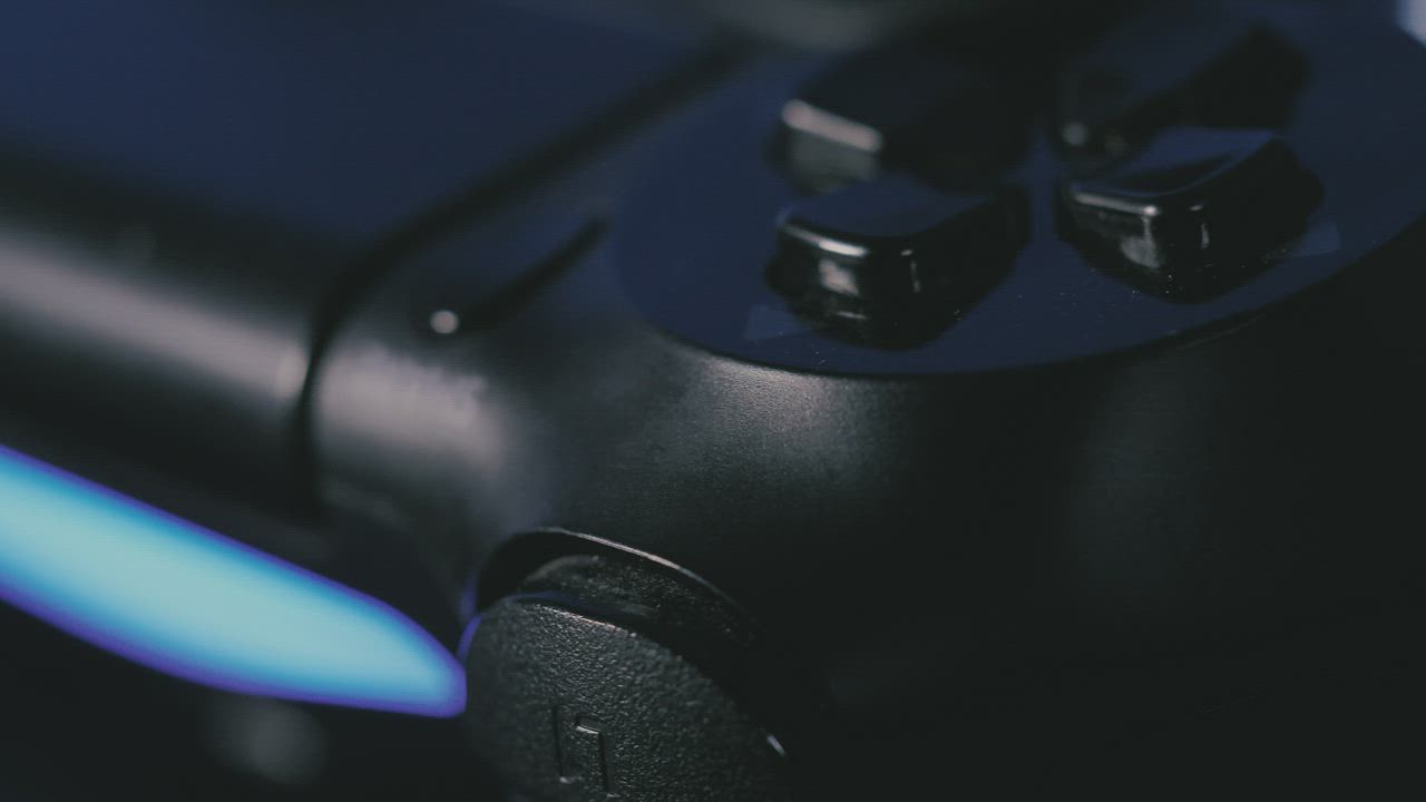 Video game controller - Free Stock Video