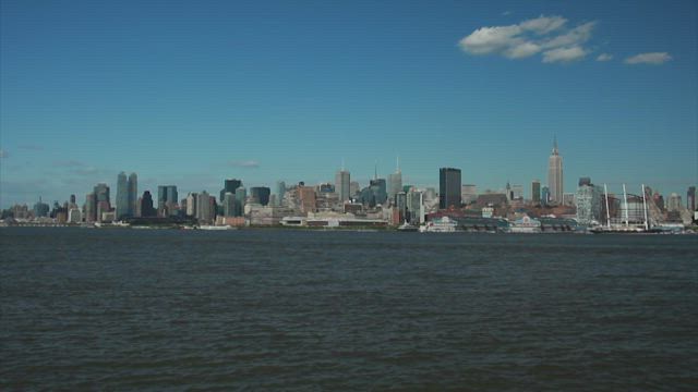 Ripples across the ocean between New York.