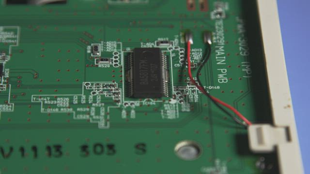Circuits close up.