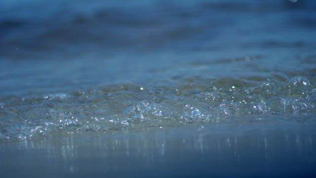 Closeup of gentle waves.