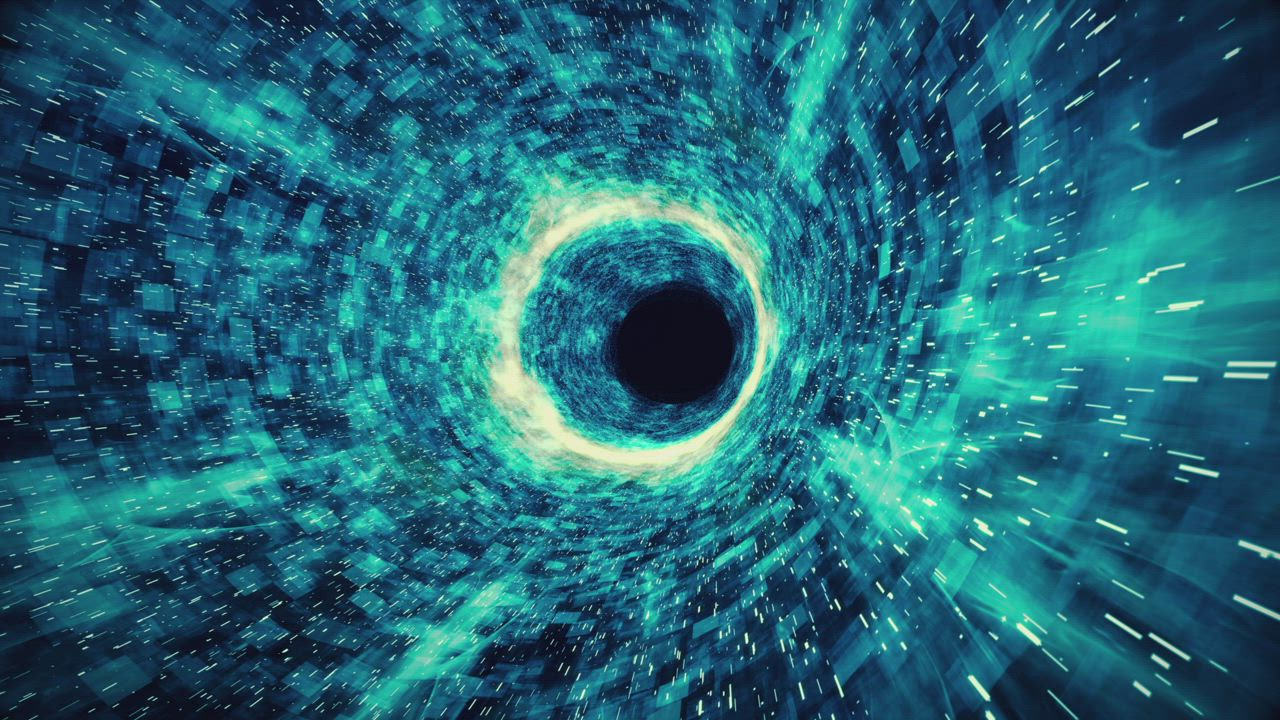 Virtual tunnel with networking concept - Free Stock Video