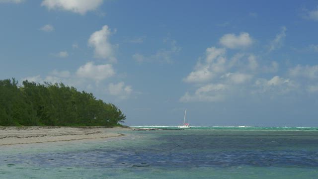Sailboat in the distance.