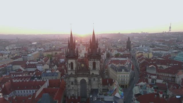 Gothic Church in Prague.