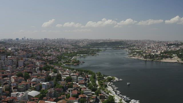 Beautiful skyscape across Istanbul.