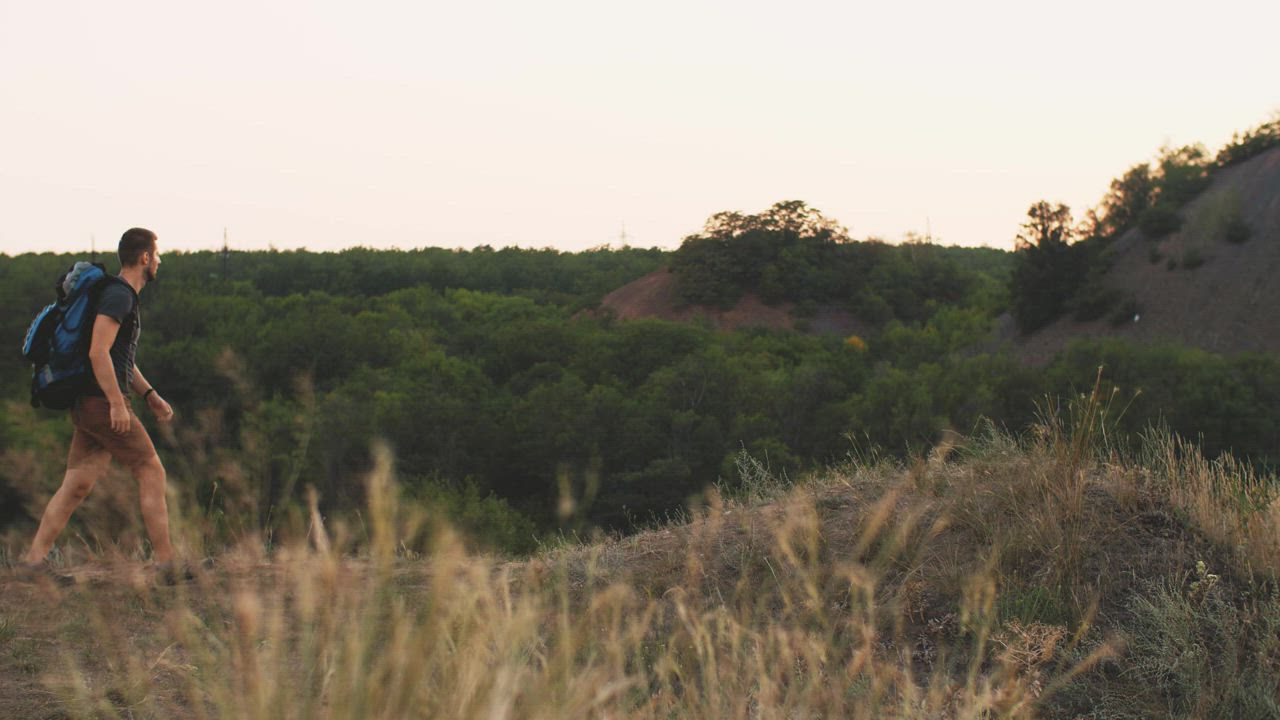 Couple of explorers looking for where to camp - Free Stock Video