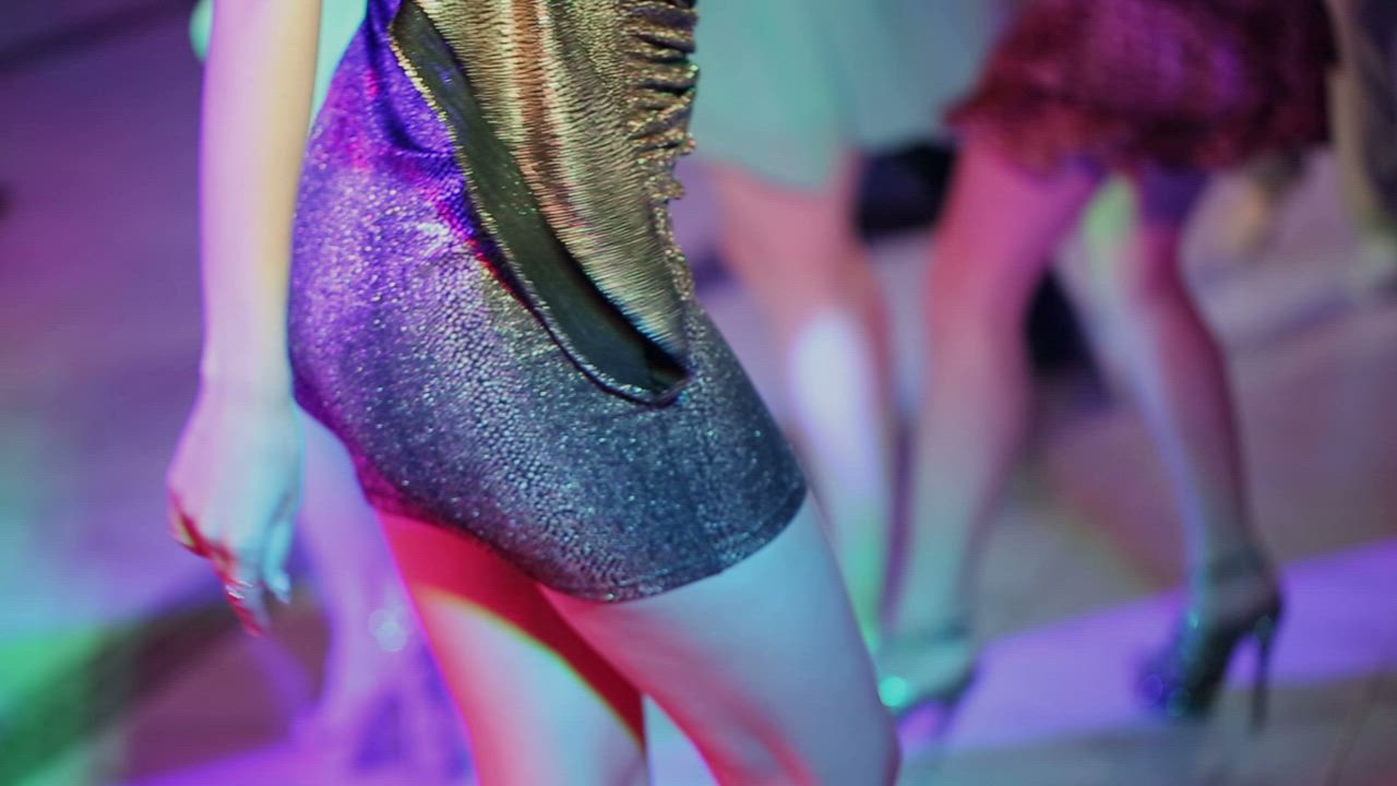 dancing in short dress Hot Dance Performance in a Short Dress