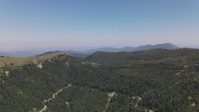 Natural relief with mountains from above.