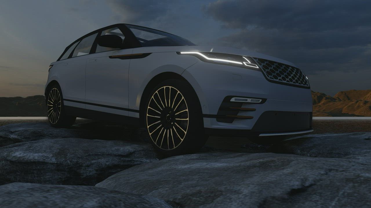 Luxury off-road truck, 3D animation - Free Stock Video